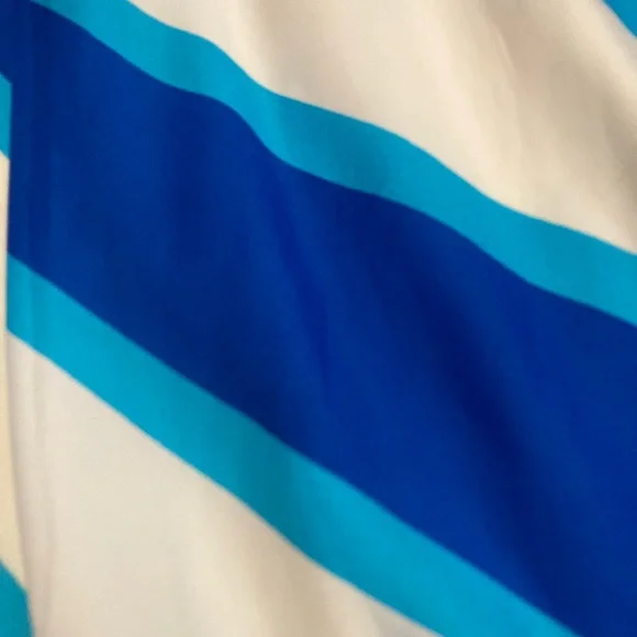 Lilly Pulitzer 🌸Caldwell Sail Stripe High Low Strapless Dress w/Gold Trim Small - Picture 7 of 12